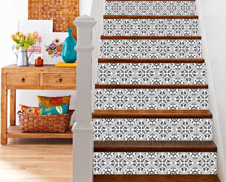 Stair Riser Decals Peel and Stick Removable Strip Self Adhesive Stair Wrap Easy to Trim Price x units / SKU 518 image 7