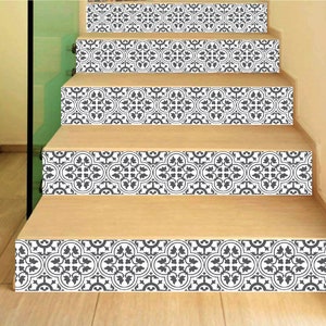 Stair Riser Decals Peel and Stick Removable Strip Self Adhesive Stair Wrap Easy to Trim Price x units / SKU 518 image 4