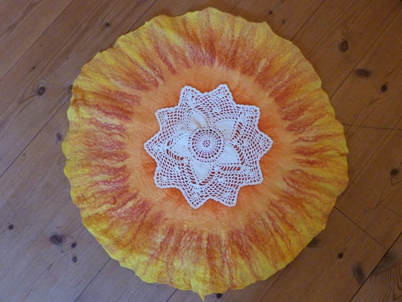 Felt Blanket Center Altar Ceiling Flower Circle Table Decoration Wall Ritual Accessories For Group Leader