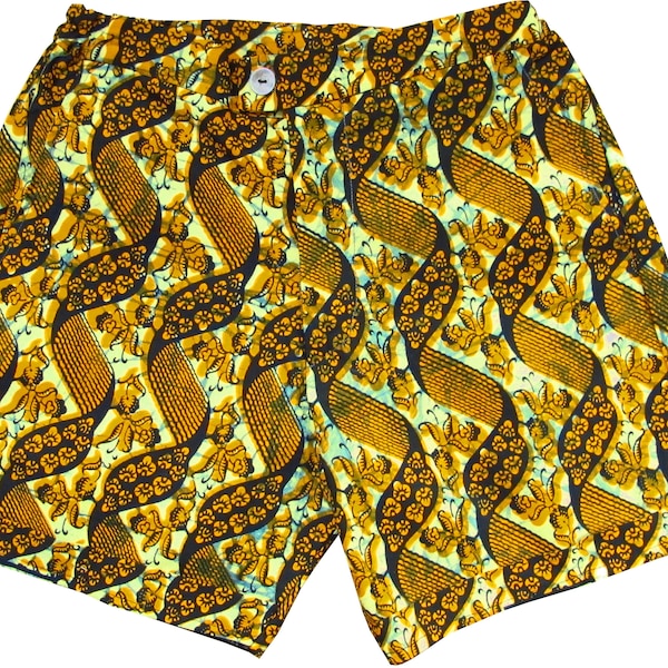 Pantalons d’été shorts en tissu africaine // stil kitenge et ankara pour elle et lui