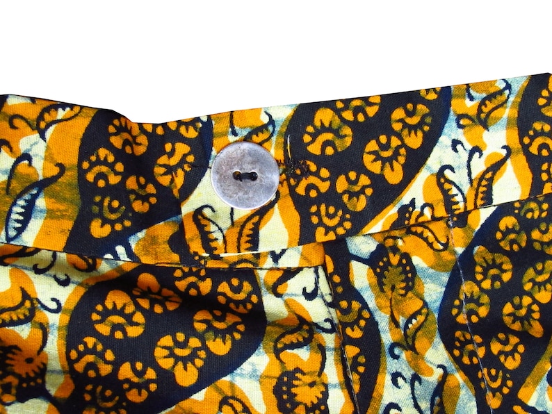 men women and kids African unisex shorts with wax print summer shorts; kitenge shorts in ankara style