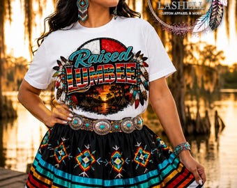 Erhöhter Lumbee. Schönes und lebendiges Native American Lumbee png Design. #575