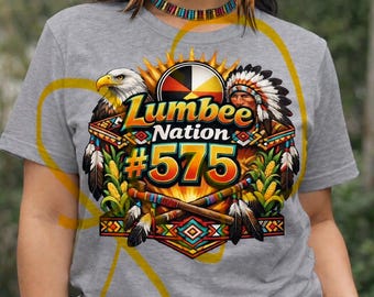PNG-Datei. Zu Ehren der föderalen Anerkennung der Lumbee Nation im Jahr 2025. # 575. Eingeborener Stolz.