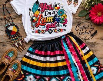 PNG-Datei. Ja, ich bin ein Lumbee-Shirt-Design.