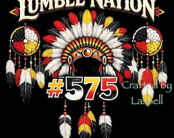 Lumbee Nation #575 2025 Erkenning png-ontwerp.