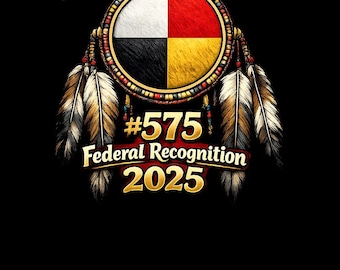 Lumbee Nation #575 2025 Anerkennung png Design.