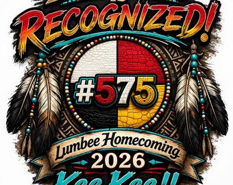 Lumbee Nation Heimkehr 2026 PNG Design, Urheberschaft Pride Anerkennung Datei