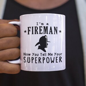 Fireman Mug, Firefighter Gift, Firefighter Gift for Him, Fireman Gift, Gift for Fireman, Fireman Gift, Firefighter Mug