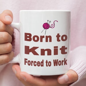 Knitting Gifts | Knitting Mugs, Crochet Mug, Gift for Knitter, Mug, Knit Coffee Mug, Knit  | Funny Gifts for Knitters | Crochet Coffee Cup