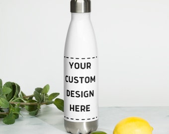 Personalized Water Bottle, Custom Water Bottle, Motivational Water Bottle, Personalized Insulated Water Bottle, Stainless Steel Water Bottle