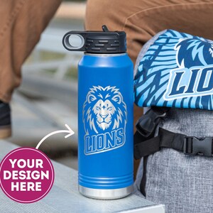 Personalized Water Bottle, ENGRAVED 32oz Water Bottle, Personalized Tumbler, Stainless Steel Bottle, Vacuum Flask, Custom Water Bottle
