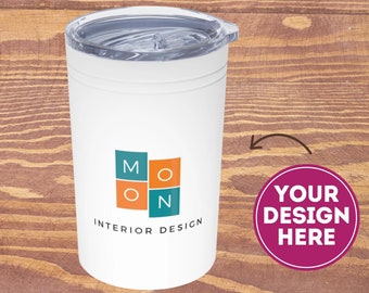 Custom Logo Tumbler, Corporate Gifts, 11oz, Logo Tumbler, Insulated Tumblers, Custom Business Logo Tumblers, Business Gifts, Company Logo
