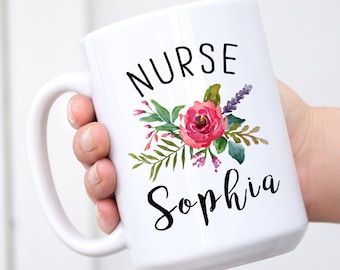 Personalized Nurse Mug, Nurse Gift, Nurse Mug, Personalized Nurse Gift, Registered Nurse, Nurse Gifts, Nurse Cup, Nurse Graduate Gift RN Mug