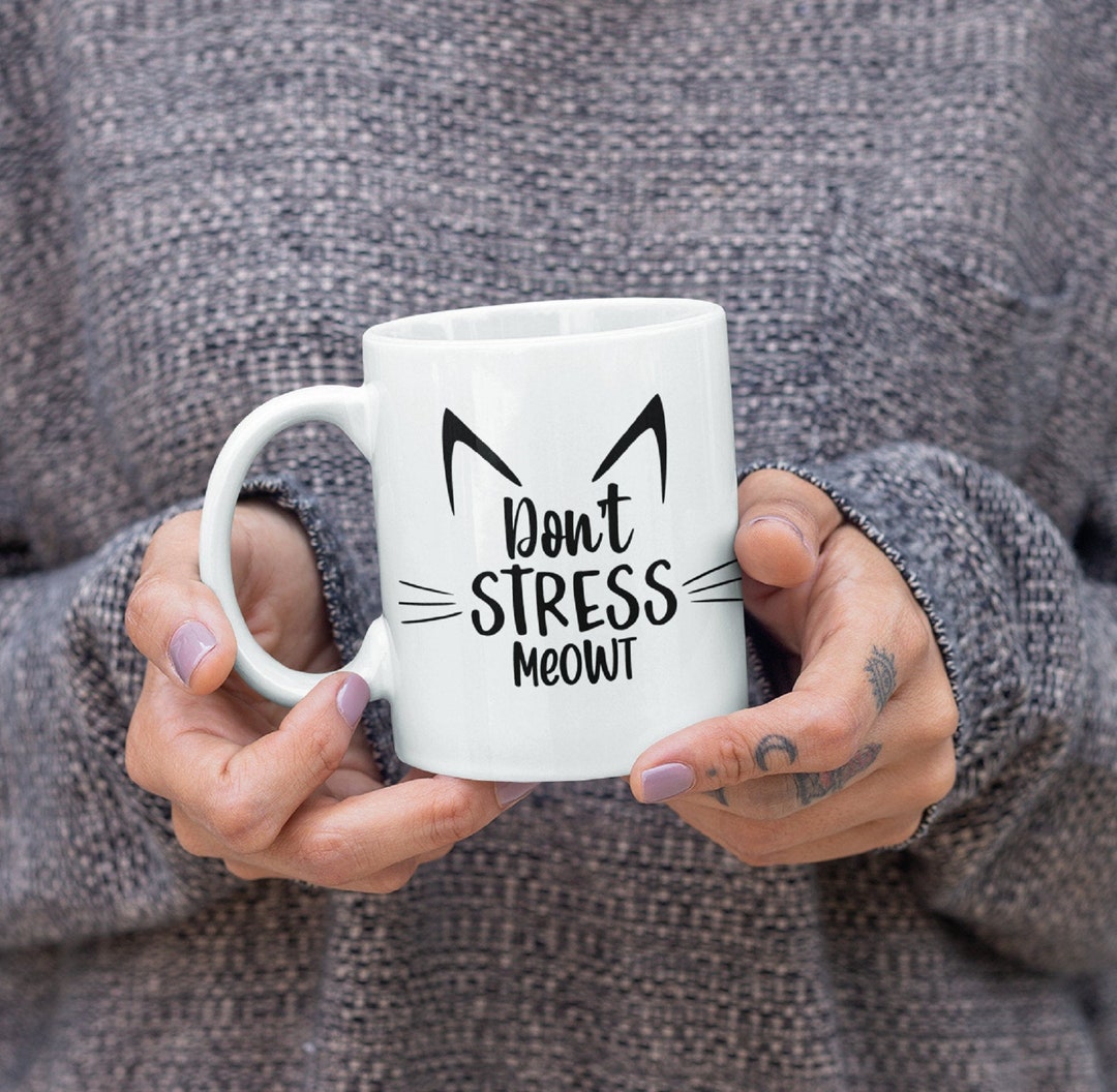 Illustration of Cat Stress Relief Mugs