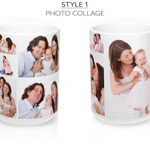Photo Collage Mug Custom Photo Mug Valentine Gift Photo Mug Photo Collage Picture Mug Custom Photo Collage Mothers Day Gift Fathers Day Gift