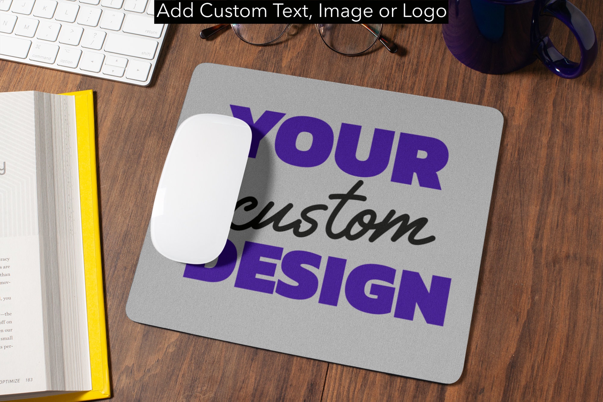 Custom Mouse Pad Personalized Mouse Pad Coworker Gift Etsy