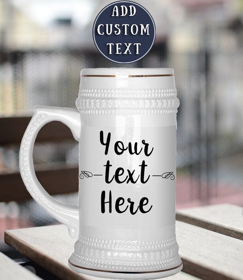 Personalized Beer Mug Custom Beer Mug Beer Stein Beer Lover Etsy