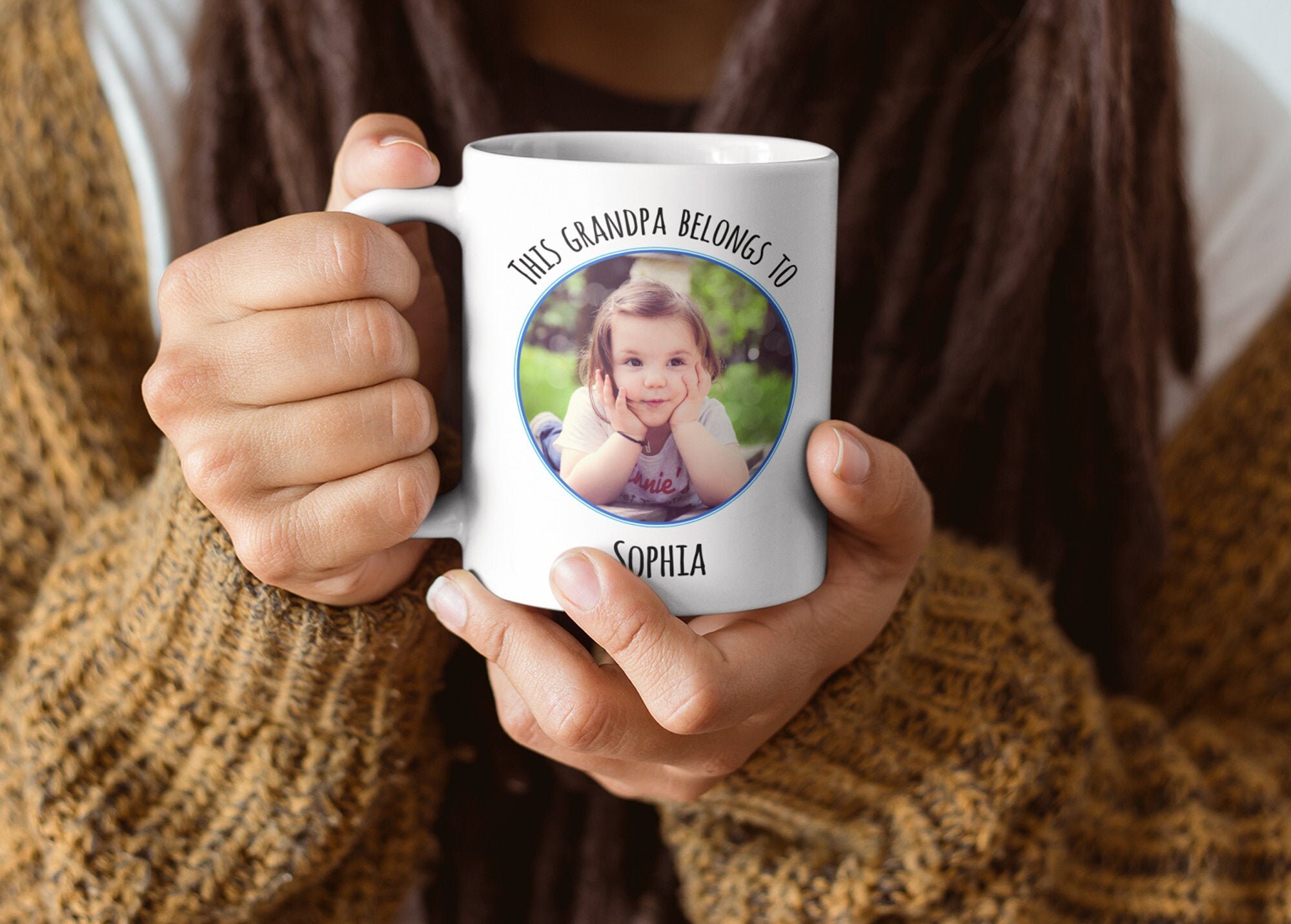 This grandpa belongs to mug, Personalized Mug, Grandpa Gift, Gift For Grandpa, New Grandpa Gift, Grandpa Mug, Birthday Gift For Grandfather