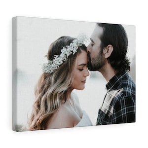 Stampa su tela personalizzata, da foto a tela, tela personalizzata, stampe su tela, tela fotografica, immagine del matrimonio, arte della parete in tela, stampe fotografiche