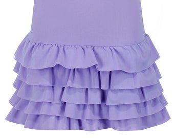 Girls Tennis Dress, Girls Golf Dress, Junior Tennis dress, Ruffle tennis  skirt, Purple Tennis dress, Girls Active wear, Girls Frill dress,