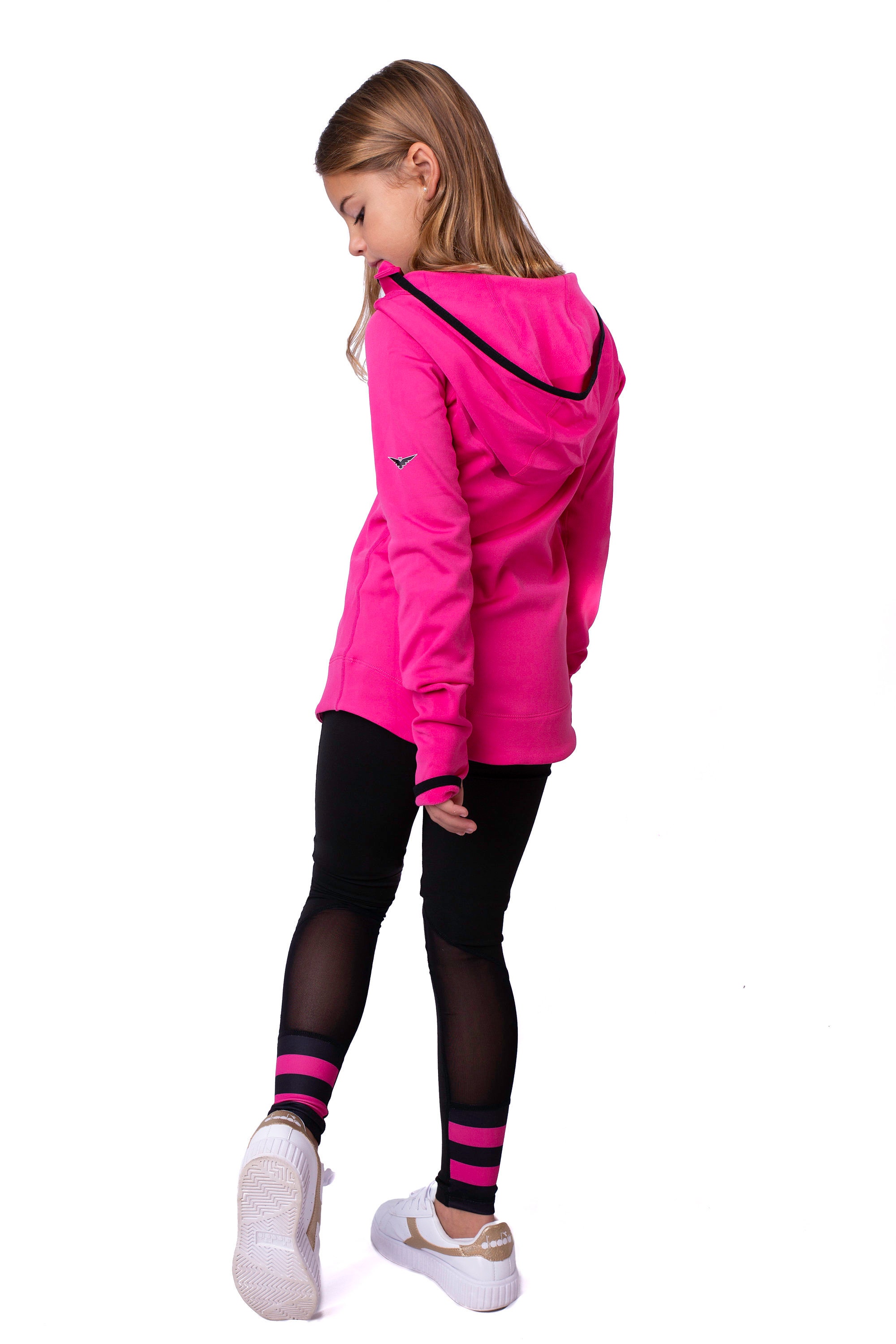 Buy Girls Tennis Leggings With Ball Pockets, Black Leggings With Pockets,  Black Fitness Tights, Girls Tights, Running Tights, Online in India 