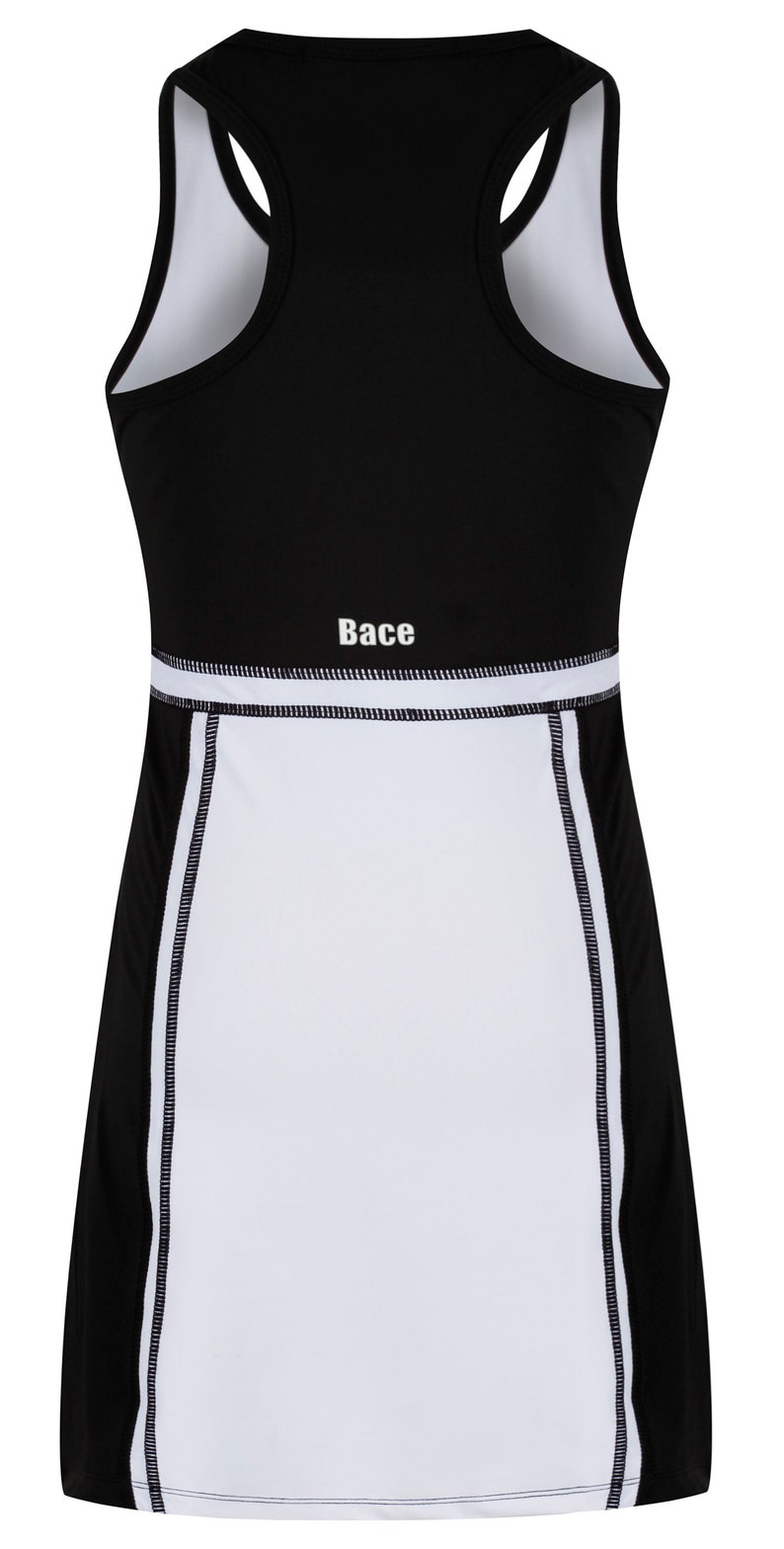 Women Designer Tennis Dress, Woman Golf Dress, Designer Tennis Dress, White Tennis Dress, Team