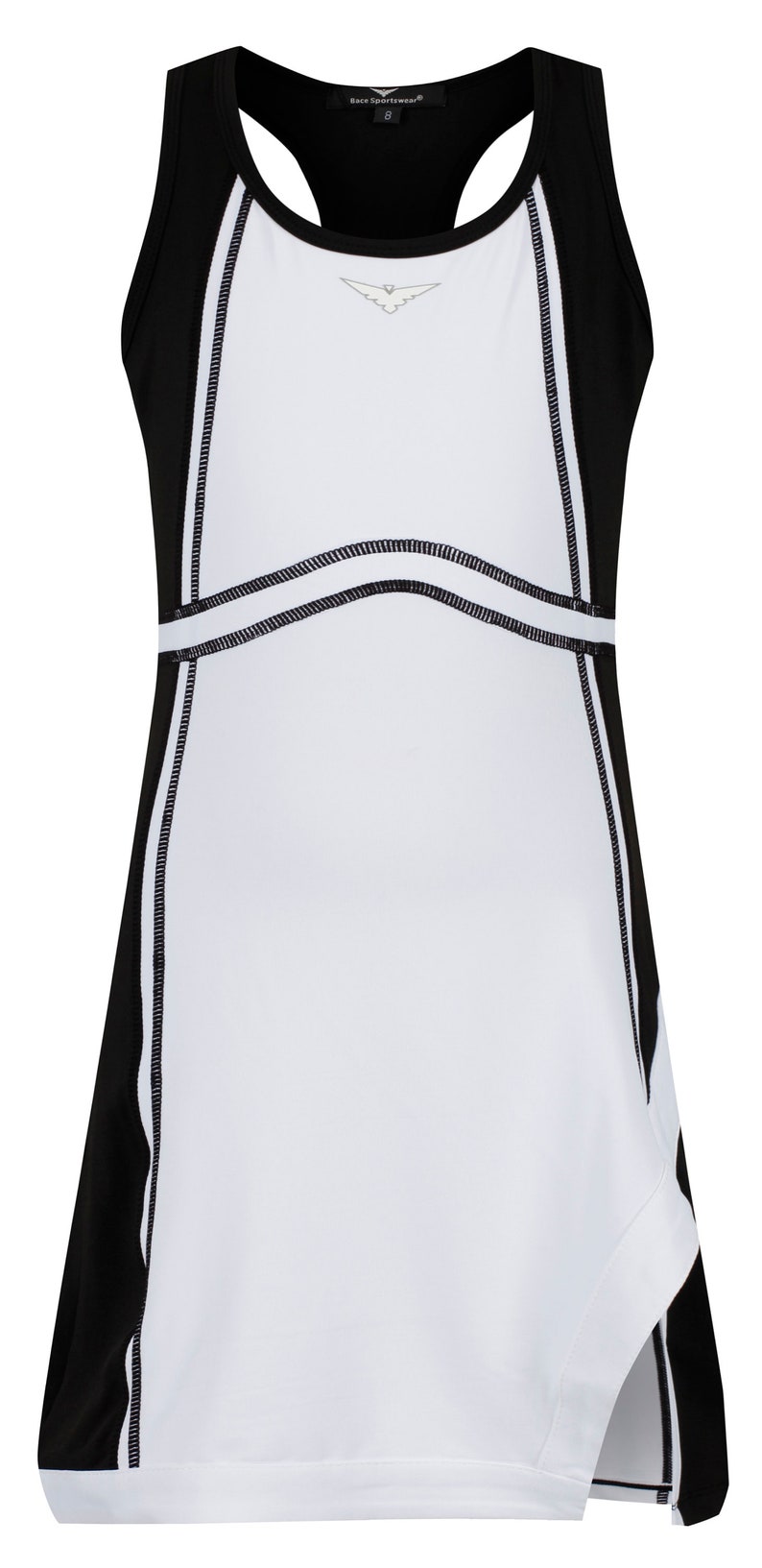 Women Designer Tennis Dress, Woman Golf Dress, Designer Tennis Dress, White Tennis Dress, Team