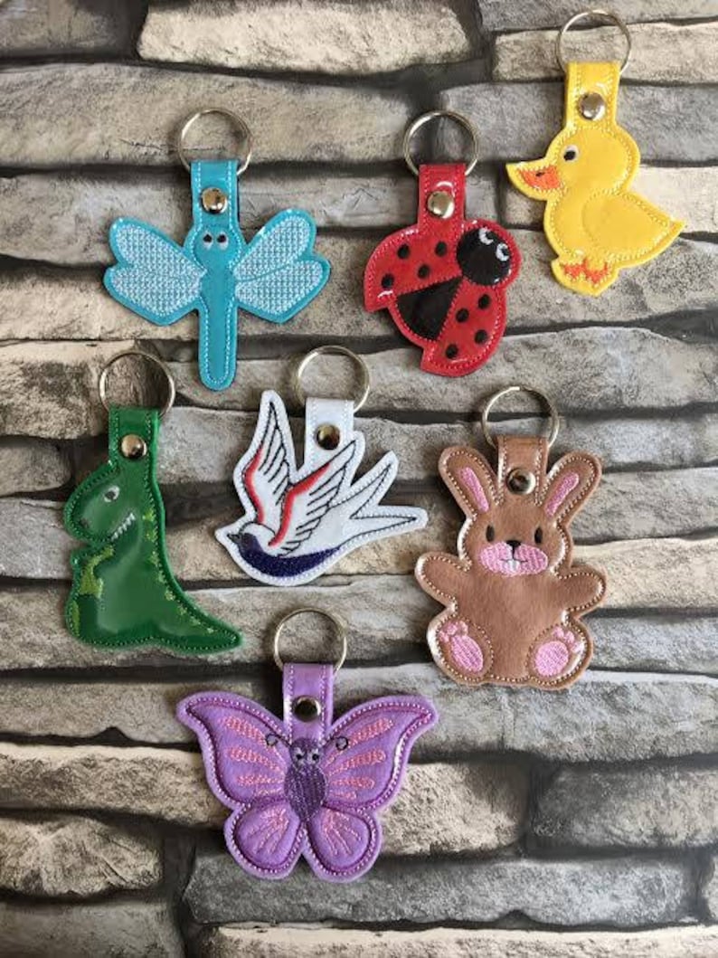 Machine Embroidery Designs Key Fobs Hand Embroidery