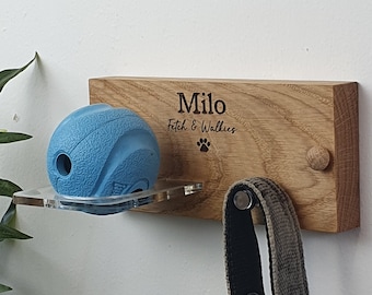 Personlig hundkoppelkrok / Graverad hundnamnkoppelhängare