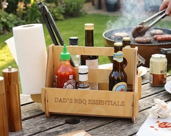 Personalisierte tragbare Grillwagen mit Flaschenöffner