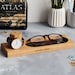 Watch Stand and Glasses Tray / Personalized Valet / Gifts for Grandparents / Custom Gift for Him / Personalised Stash Tray