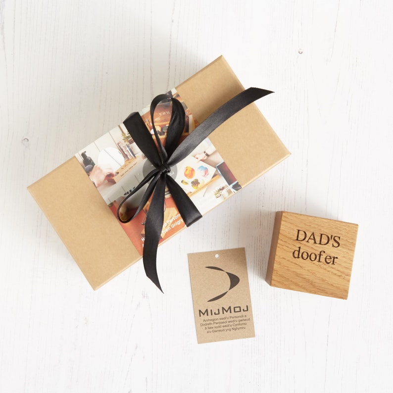 Personalised Solid Oak Remote Control Holder / Father's Etsy UK