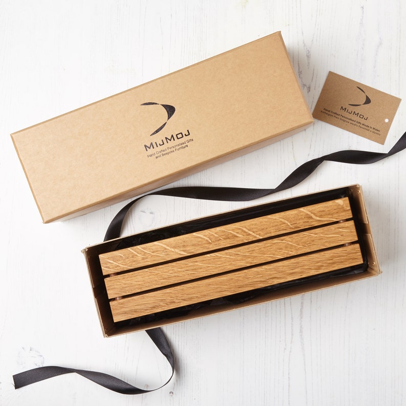 Personalised Oak Knife Presentation Block / Engraved Knife Etsy