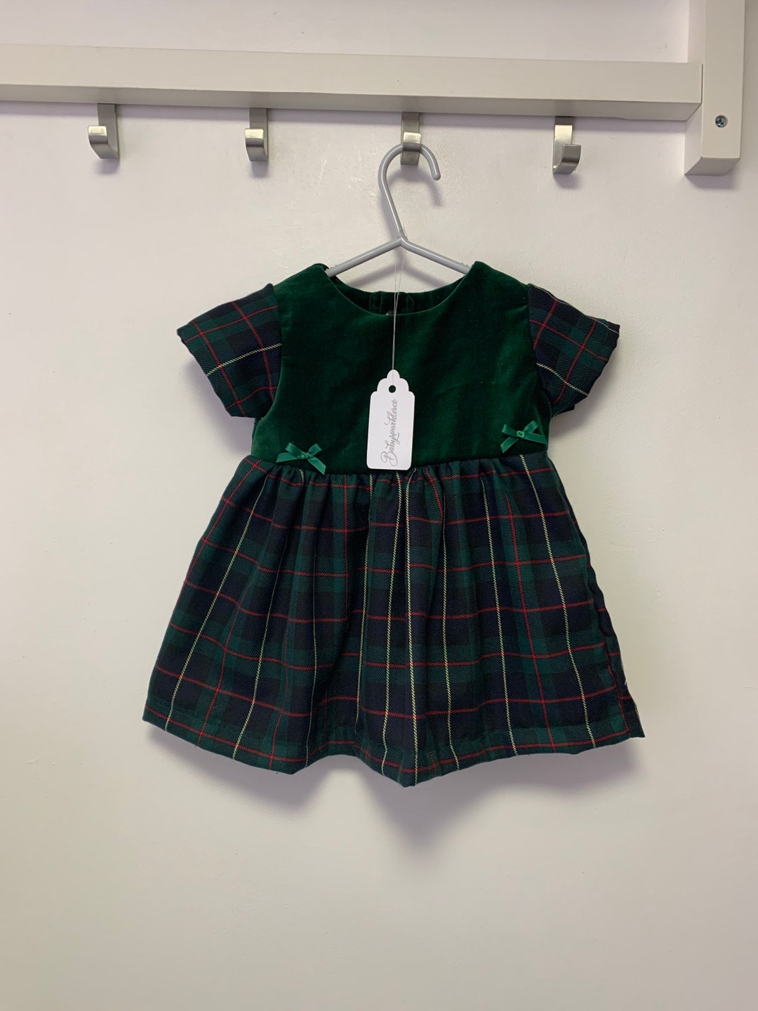 Baby Velvet Dress, Baby Wedding Dress, Baby Party Dress, Spanish Style