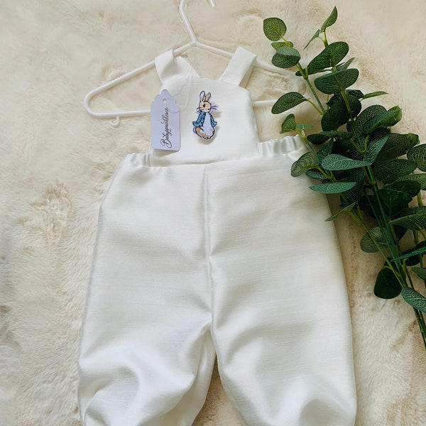 Baby christening outfit, baby wedding outfit, baby baptism outfit, ring bearer outfit, page boy outfit,