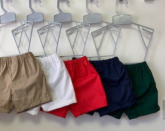Boys Summer Cotton Shorts: Elastic Waist Baby Boy Shorts