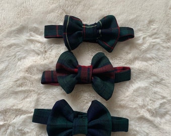 Baby tartan bow tie, baby bow tie, toddler bow tie, baby wedding outfit, toddler wedding outfit, tartan bow tie, Scottish baby,