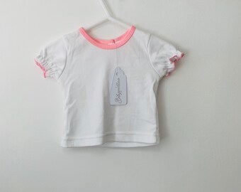 Baby girl, baby girl t-shirt, baby white t-shirt, baby top