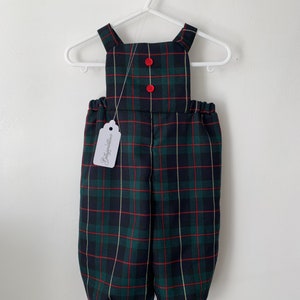 Schottenkaro Baby Latzhose, Baby Hochzeit Outfit, Schottenkaro Babykleidung, unisex Babystrampler, Neugeborenen Babygeschenk, Mutterschaftsgeschenk, Baby-Duschegeschenk,