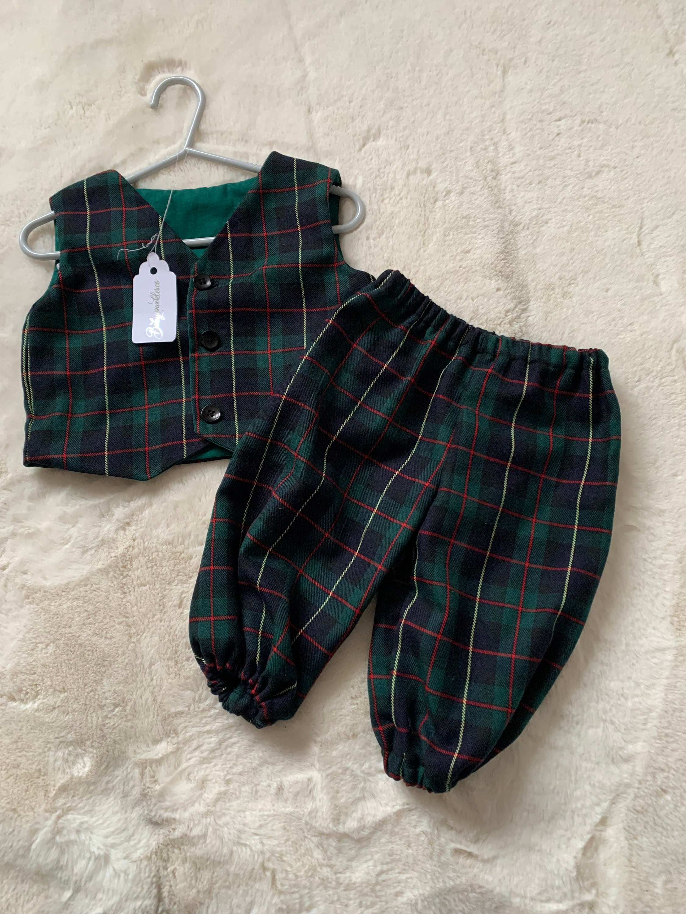 Baby tartan outfit baby wedding outfit baby gift baby christening outfit toddler tartan outfit toddler wedding outfit toddler tartan