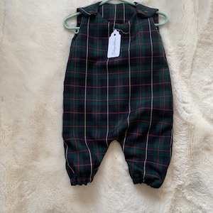 Pelele de tartán unisex para bebé, pelele de boda para bebé, pelele de tartán para niño pequeño, pelele de cuadros para bebé, pelele de tartán para bebé, traje de bautizo para bebé, regalo para recién nacido