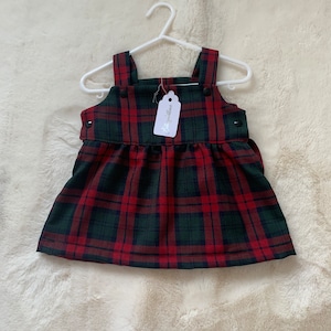 Vestido de bebé a cuadros, vestido ...