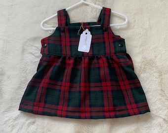 Vestido de bebé a cuadros, vestido ...