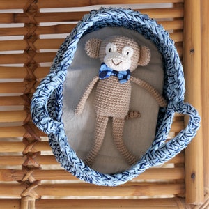 Little cuddly monkeys in crochet a monkey couple in crochet image 7