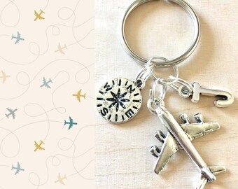Airplane Engine Shape Keychain Birthday Christmas Gifts for men women kids