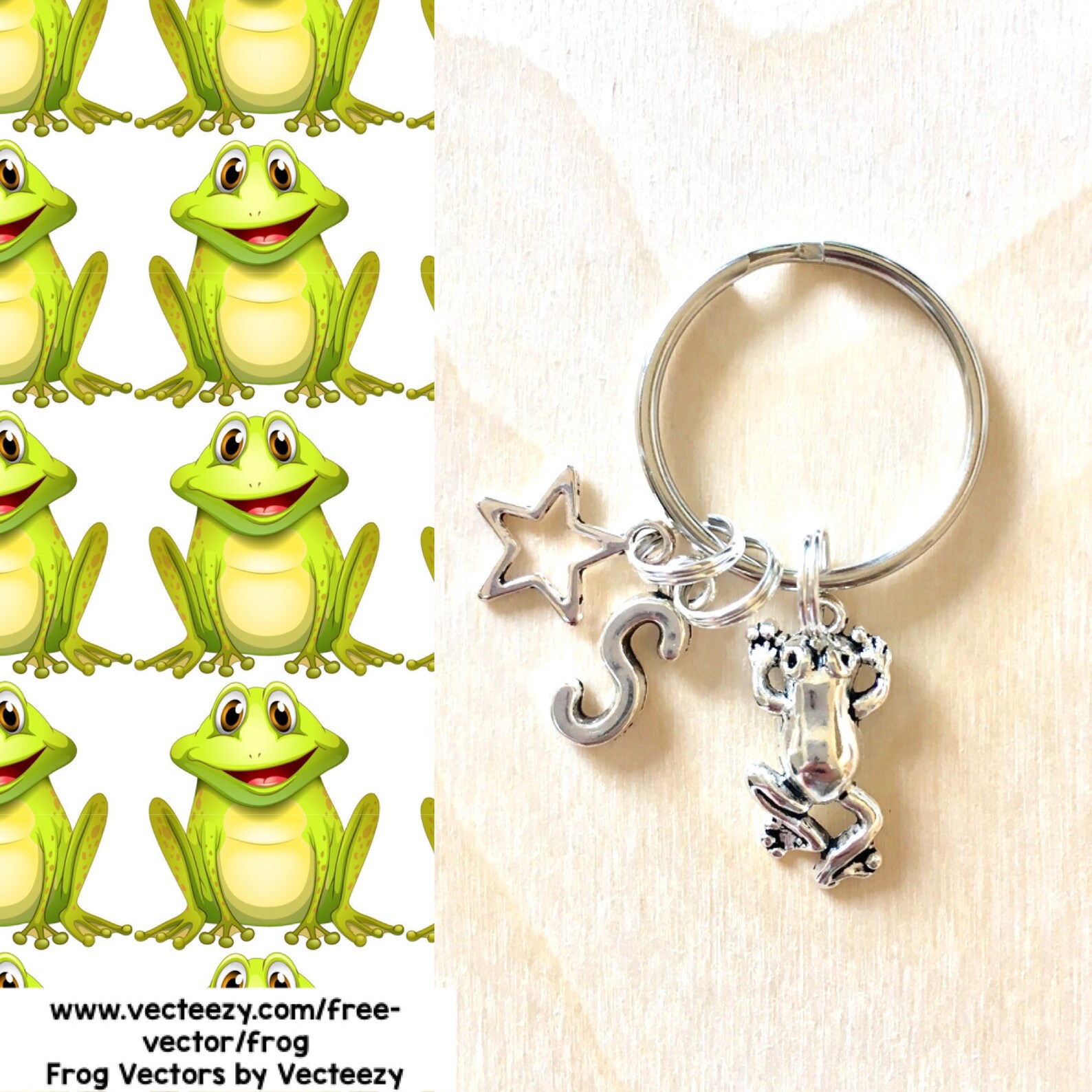 Frog Keyring Frog Keychain Frog Gifts Frogs Spirit Etsy