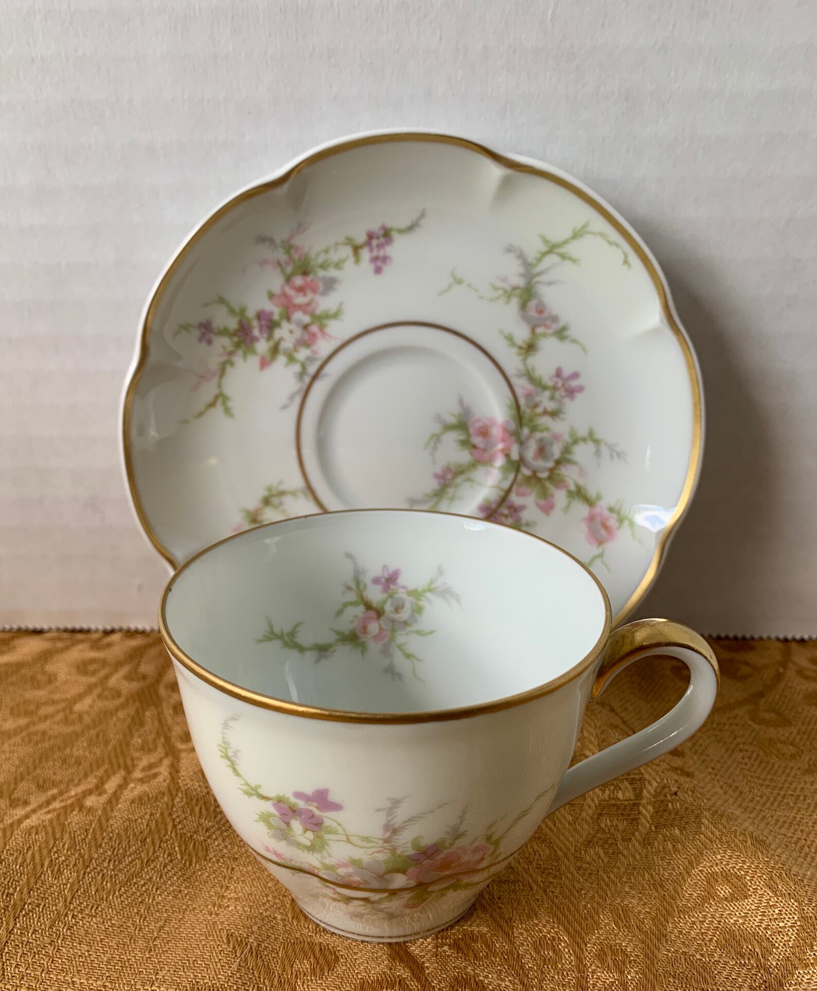 Haviland Limoges rosalinde Demitasse Cup and Saucer saucer Etsy