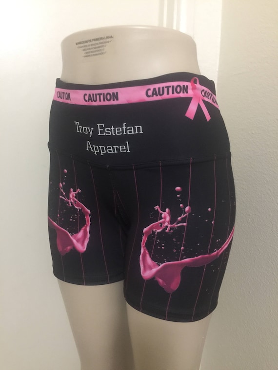 Painted Yoga Shorts
