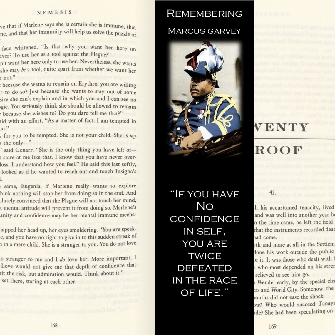 Zwarte Geschiedenis Bookmark Gift Marcus Garvey Citaat Etsy