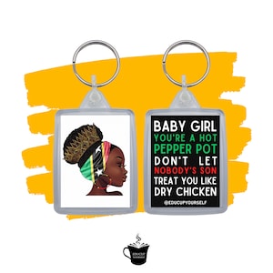 Kittitian Woman Empowerment Keyring